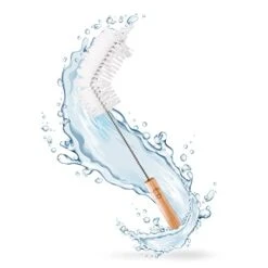 - Milk Jug Bottle Brushes For Cleaning, Premium Bottle Cleaner Brush With Angled Design For Milk Bottles, Multipurpose Cleaning Brushes For Household Use, 13-Inch Long Handle Scrub Brush