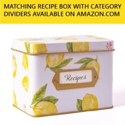 Eart&Berry Lemon Recipe Cards 4x6 Double Sided - Set Of 50 Thick Recipe Cards 15 Eart&Berry Lemon Recipe Cards 4x6 Double Sided - Set Of 50 Thick Recipe Cards -Peugeot Shop 411mDEPu2tL