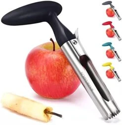 Premium Apple Corer Tool - Easy To Use And Clean - Sturdy Apple Core Remover With Sharp Serrature - Stainless Steel Corers For Apple And Pear - Core Fruits With Ease(Red) 15 Premium Apple Corer Tool - Easy To Use And Clean - Sturdy Apple Core Remover With Sharp Serrature - Stainless Steel Corers For Apple And Pear - Core Fruits With Ease(Red) -Peugeot Shop 411oPYQnrDL. AC