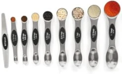 Magnetic Measuring Spoons Set Stainless Steel With Leveler,Multicolors Measuring Cups And Spoon Set Kitchen Gadgets Apartment Essentials Fits In Spice Jars,Stackable Metal Tablespoon Spoon For Baking -Peugeot Shop 411qju LFfL. AC