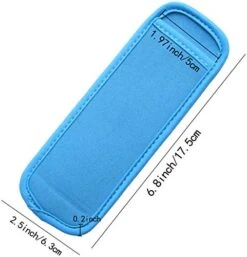 24 Pack Reusable Popsicle Bags Ice Pop Sleeves Antifreezing Sleeves,8 Colors -Peugeot Shop 4120jjI5fcL