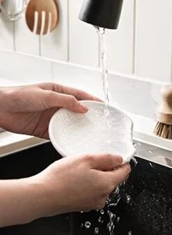 Spoon Rest For Stove Top, Ceramic Spoon Holder For Counter, Embossment Housewarming Gift, Kitchen Decor Utensil Rest - 4.8 Inch, Set Of 4, White -Peugeot Shop 4123sP4mjBL