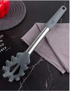 Silicone Pasta Fork, Spaghetti Server, Professional Pasta Server Spoon Heat Resistant Noodle Spoon, Spaghetti Strainer Best Cooking Tools -Peugeot Shop 4125up0Cz3L