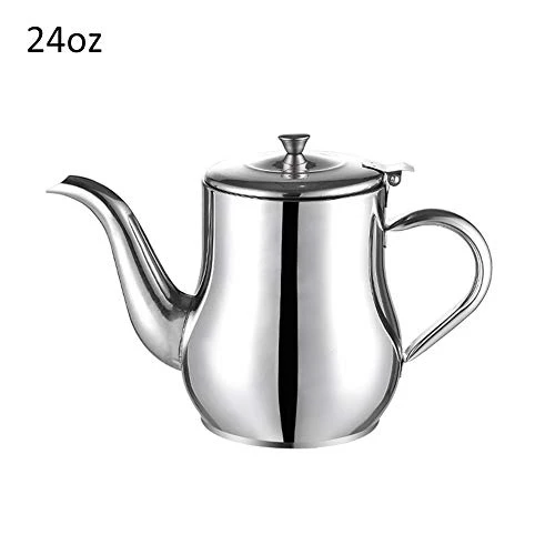 Stainless Steel Oil Can With Spout, Oil Dispenser Bottle Olive Oil Can Dispenser Drizzler,Kitchen Cooking Oil Jar Storage Container Canister Pourer Leak Proof (24oz(With Filter Mesh)) 2 Stainless Steel Oil Can With Spout, Oil Dispenser Bottle Olive Oil Can Dispenser Drizzler,Kitchen Cooking Oil Jar Storage Container Canister Pourer Leak Proof (24oz(With Filter Mesh)) - Image 2