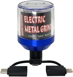 Storchenbeck Electric USB Portbale Pocket Metal Alloy Grinder Herb Tabacco Crusher Cracker (Black) -Peugeot Shop 4127H0gw9S. AC