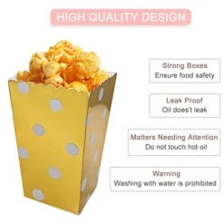 Popcorn Boxes 36 Pcs Cardboard Candy Containers For Small Movie Theater And Wedding Favors 9 Popcorn Boxes 36 Pcs Cardboard Candy Containers For Small Movie Theater And Wedding Favors -Peugeot Shop 412DrZ7tUML