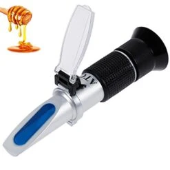 Brix Refractometer With ATC, ATC Digital Handheld Refractometer For Wine Making And Beer Brewing, Dual Scale-Specific Gravity 1.000-1.130 And Brix 0-32%, Homebrew Kit