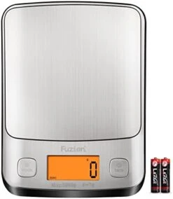 Kitchen Scale, 11lb Food Scales Digital Weight Grams And Oz, LCD Backlit Display, Stainless Steel Digital Scale With Tare & Auto Off For Baking And Cooking, Batteries Included 11 Kitchen Scale, 11lb Food Scales Digital Weight Grams And Oz, LCD Backlit Display, Stainless Steel Digital Scale With Tare & Auto Off For Baking And Cooking, Batteries Included -Peugeot Shop 412IZBtiNL. AC