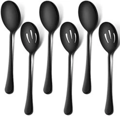 6-Piece Large Rainbow Serving Spoons, Rainbow Slotted Serving Spoons, 9.8Inch Stainless Steel Serving Utensils For Party Buffet Restaurant Banquet Dinner Catering, Dishwasher Safe 24 6-Piece Large Rainbow Serving Spoons, Rainbow Slotted Serving Spoons, 9.8Inch Stainless Steel Serving Utensils For Party Buffet Restaurant Banquet Dinner Catering, Dishwasher Safe -Peugeot Shop 412U3aBNQcL. AC