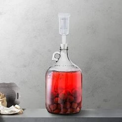 Brewland 6 Packs 3 Piece Airlocks For Fermenting With #6 Stoppers And Grommets, Air Lock Ferment For Beer Wine Making, Home Brew Bubble Airlock For Fermentation Carboy (6 Airlock+4 Bung+8 Grommet Set) -Peugeot Shop 412ec5pF9QL