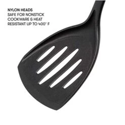 Non-Stick Cookware Safe Set, Best Kitchen Tools Nylon Gadget, 5 Piece, Black -Peugeot Shop 412f58aC9EL