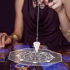 Pendulum Board Star Chart Mat Or Crystal Necklace For Beginner, Healing Dowsing Divination Metaphysical Message Board Positive Energy Close To Your Inner Self For Witchcraft Wiccan Altar Supplies 12 Pendulum Board Star Chart Mat Or Crystal Necklace For Beginner, Healing Dowsing Divination Metaphysical Message Board Positive Energy Close To Your Inner Self For Witchcraft Wiccan Altar Supplies -Peugeot Shop 412g78jI8rL