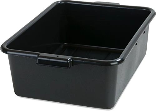 N4401103 Comfort Curve™ Ergonomic Wash Basin Tote Box, 7" Deep, Black 3 N4401103 Comfort Curve™ Ergonomic Wash Basin Tote Box, 7" Deep, Black - Image 3