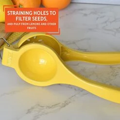 MUSA USA VICTORIA-70007 Lemon Squeezer, Yellow -Peugeot Shop 41387NxhCsL