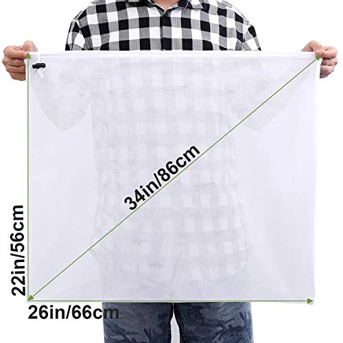 Brew Bags Reusable 3 Pack, Extra Large 26"x22" Fine Mesh Strainer Bag For Home Brewing Hops Grains Wine Beer Making Drawstring Straining Brew In A Bag 3 Brew Bags Reusable 3 Pack, Extra Large 26"x22" Fine Mesh Strainer Bag For Home Brewing Hops Grains Wine Beer Making Drawstring Straining Brew In A Bag - Image 3