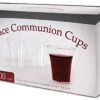 Grace Communion Cups - Box Of 1000 - Plastic Disposable Fits Standard Holy Communion Trays, 0.5 Fl.oz.