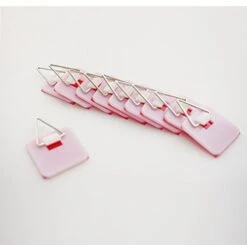 1.25 Inch Invisible Adhesive Plate Hanger Set Vertical Plate Holders For The Wall (10 Pack) -Peugeot Shop 413JwvemYYL