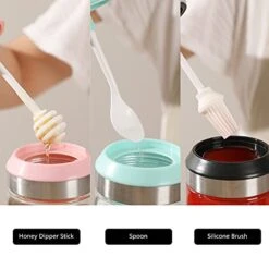 3x19oz Olive Oil Bottle Dispensers With Auto Flip Caps| 3 Honey Jars With Dipper, Spoon And Brush| Non-Drip Glass Oil Containers And Seasoning Boxes For Barbecue, Cooking, Baking, Roasting Etc. 9 3x19oz Olive Oil Bottle Dispensers With Auto Flip Caps| 3 Honey Jars With Dipper, Spoon And Brush| Non-Drip Glass Oil Containers And Seasoning Boxes For Barbecue, Cooking, Baking, Roasting Etc. -Peugeot Shop 413Sctu9uJL