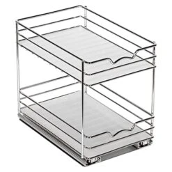 HOLDN’ STORAGE Spice Rack Organizer For Cabinet, Heavy Duty - Pull Out Spice Rack 5 Year Warranty- 6-1/2"Wx10-3/8 Dx8-7/8 H Requires A 6.9” Cabinet Opening -Peugeot Shop 413csw0Yj1L