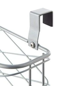 SunnyPoint Over Cabinet Kitchen Storage Organizer Holder Or Basket - Hang Over Cabinet Doors In Kitchen/Pantry - Holds Up To 50 Plastic Shopping Bags (SILVER) -Peugeot Shop 413dpFwZC7L