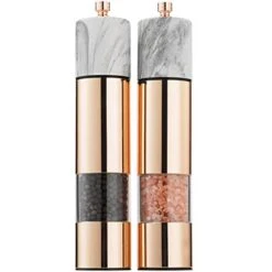 Salt And Pepper Grinder Set | Salt And Pepper Mills Easy To Use And Equipped With Adjustable Coarseness And Ceramic Mechanism | Unique Kitchen Gadgets And Tools Packaged In A Stunning Gift Box