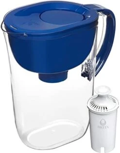 Brita Large Water Filter Pitcher For Tap And Drinking Water With SmartLight Filter Change Indicator + 1 Standard Filter, Lasts 2 Months, 10-Cup Capacity, Black 20 Brita Large Water Filter Pitcher For Tap And Drinking Water With SmartLight Filter Change Indicator + 1 Standard Filter, Lasts 2 Months, 10-Cup Capacity, Black -Peugeot Shop 413iIN4YUWL. AC