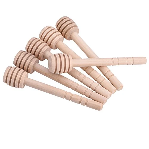 50Pcs Wooden Jam Honey Dipper, Mini Portable Honeycomb Sticks For Honey Jar Dispense Collecting Stirring Drizzle Honey Rod, Five Size For Choose(10cm) 1 50Pcs Wooden Jam Honey Dipper, Mini Portable Honeycomb Sticks For Honey Jar Dispense Collecting Stirring Drizzle Honey Rod, Five Size For Choose(10cm)