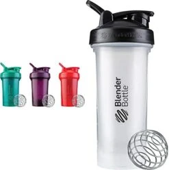 Classic V2 Shaker Bottle Perfect For Protein Shakes And Pre Workout, 20-Ounce, Black/Pebble Grey/White -Peugeot Shop 414IyOi7MPL. AC
