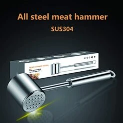 Meat Tenderizer/hammer/tongs-stainless Steel-double-sided Tool For Softening, Smoothing And Hitting Venice, Pork, Veal, Lamb, Chicken, Steak And Turkey-dishwasher-safe 9 Meat Tenderizer/hammer/tongs-stainless Steel-double-sided Tool For Softening, Smoothing And Hitting Venice, Pork, Veal, Lamb, Chicken, Steak And Turkey-dishwasher-safe -Peugeot Shop 414PNc6sEHL