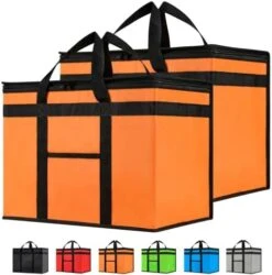 Home 3XL Insulated Bag For Food Delivery & Grocery Shopping With Zippered Top, Black (1 Pack) 27 Home 3XL Insulated Bag For Food Delivery & Grocery Shopping With Zippered Top, Black (1 Pack) -Peugeot Shop 414PqZQJL. AC