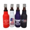 Rump 2024 Beer Bottle Insulator - Donald Trump Gifts MAGA Save America,Make Liberals Cry Again,Four More Years Of Liberal Tears,Insulated Cooler Sleeve With Zipper,Built-In Removable Bottle Opener