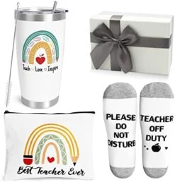 Est Teacher Appreciation Gifts,20 OZ Insulated Tumbler For Women Teacher Gifts,Unique Gifts Ideas For Students - Funny Socks Thank You Basket Box For New Teachers,Personalized Teachers Day Gifts -Peugeot Shop 414mpTNPJ2L. AC