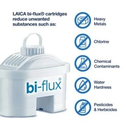 Laica Bi-Flux Water Filter Cartridges 6 Filtri White -Peugeot Shop 4151e6UWoXL