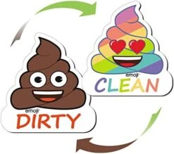 Sloth Stuff-Dishwasher Magnet Clean Dirty Sign -Double Sided Magnet Flip With Magnetic Plate For Any Dishwasher-Funny Signs Kitchen Gifts For Women Mom Kids -Peugeot Shop 41564b pBsL. AC