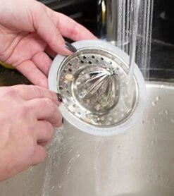 Endurance® (JUC-PYX) Manual Hand Citrus Juicer Squeezer, Stainless Steel, 4.75 Inch Dia. | Use W/ Pyrex Cups, Bowls | For Oranges, Grapefruits, Lemons | Dishwasher Safe,Silver -Peugeot Shop 4158FTUat2S