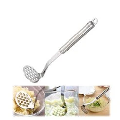 Potato Masher,8-10 Stainless Steel Potato Masher,Cooking And Kitchen Gadget