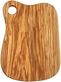 Natural Olive Wood Cutting Board, Rustic Serving Platter For Meat & Snack, Wooden Charcuterie Board Cheese Serving Tray, Handmade Decorative Cutting Board, Housewarming Gift (ZRB-S) -Peugeot Shop 415qOgbcljL. AC