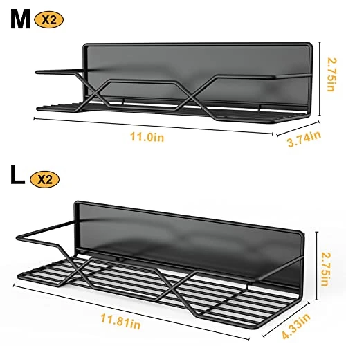 Stofiro Magnetic Spice Rack For Refrigerator, 4 Pack Spice Rack Organizer, Super Strong Magnetic Spice Racks With 4 Removable Hooks, Sturdy & Multiple Use, Saving Space & Keeping Tidy(Black) 1 Stofiro Magnetic Spice Rack For Refrigerator, 4 Pack Spice Rack Organizer, Super Strong Magnetic Spice Racks With 4 Removable Hooks, Sturdy & Multiple Use, Saving Space & Keeping Tidy(Black)