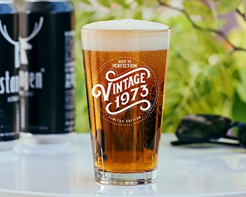 50th Birthday Gifts For Men Women - 1973 Vintage 16 Oz Beer Glass - 50 Year Old Gifts For Mens 50th Birthday Gifts Ideas - 50th Birthday Decorations For Men Turning 50 Years Old 4 50th Birthday Gifts For Men Women - 1973 Vintage 16 Oz Beer Glass - 50 Year Old Gifts For Mens 50th Birthday Gifts Ideas - 50th Birthday Decorations For Men Turning 50 Years Old - Image 4