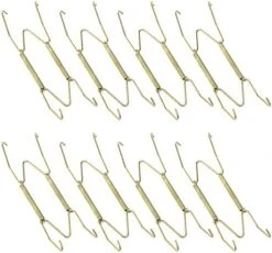 KUMGROT 6pcs Plate Hangers Decorative Wire Plate Hangers Holders Wall Plate Hangers Wall Hooks For Decorative Plates Arts 4 Inch 6 Inch 8 Inch -Peugeot Shop 4163AwCd08L. AC