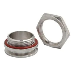 Semfeil Brew Bulkhead Compression Fitting 1.5” Tri Clamp Weldless Bulkehad 304 Stainless Steel Homebrew Kettle Bulkhead