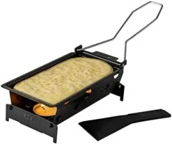 Oska Raclette Grilling Set Milano - Partyclette To Go Set - Suitable For Cheese, Meat, Fish, And Vegetables - Portable Non-Stick - Temperature Control And Dishwasher Safe -Peugeot Shop 4167Z 00jlL. AC