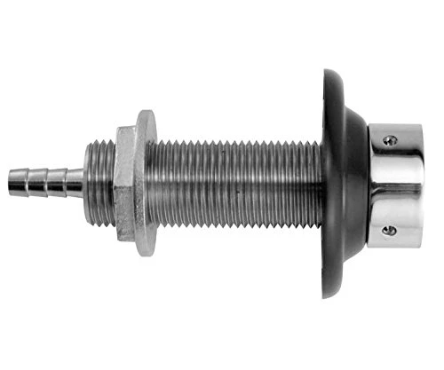 Kegco SHANK3-ASC 3-1/8" Long All SS Contact Shank With Nipple Assembly - 3/16" I.D. Bore 1 Kegco SHANK3-ASC 3-1/8" Long All SS Contact Shank With Nipple Assembly - 3/16" I.D. Bore