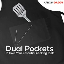 APRON DADDY Apron For Men - Dad The Man The Myth The Grill Master - Adjustable Large 1 Size Fits All - Poly/Cotton Apron With 2 Pockets - BBQ Gift Apron For Father, Husband, Chef 7 APRON DADDY Apron For Men - Dad The Man The Myth The Grill Master - Adjustable Large 1 Size Fits All - Poly/Cotton Apron With 2 Pockets - BBQ Gift Apron For Father, Husband, Chef -Peugeot Shop 416Cs9Wb5pL