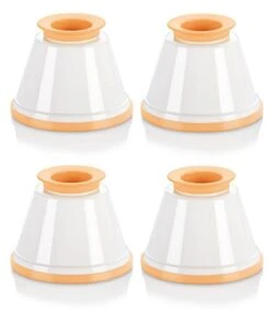 630591.00 Panna Cotta Mold, Set Of 4 Cups With Lid