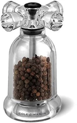 Cole & Mason OLE & MASON Tap Salt And Pepper Grinder Set - Acrylic Mills Include Precision Mechanisms And Premium Sea Salt And Peppercorns -Peugeot Shop 416os5LNl4L. AC