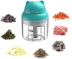 Electric Herb Grinder, Portable USB Charge Spice Grinder For Grinding Garlic Onion Nut Dry Fresh Herbs, Waterproof, High-efficiency (Blue) 15 Electric Herb Grinder, Portable USB Charge Spice Grinder For Grinding Garlic Onion Nut Dry Fresh Herbs, Waterproof, High-efficiency (Blue) -Peugeot Shop 416rdPRiPDL. AC