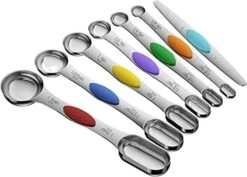 Magnetic Measuring Spoons Set,18/8 Stainless Steel With Upgraded Extend Handle, Dual Sided, Stackable, Adjustable Teaspoon And Tablespoon Kitchen Gadgets Set Of 7 10 Magnetic Measuring Spoons Set,18/8 Stainless Steel With Upgraded Extend Handle, Dual Sided, Stackable, Adjustable Teaspoon And Tablespoon Kitchen Gadgets Set Of 7 -Peugeot Shop 416xonKXQL. AC
