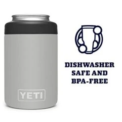 Yeti Rambler 12 Oz. Colster Can Insulator For Standard Size Cans, Granite Gray -Peugeot Shop 416yV3IxaUL