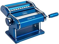 Marcato Atlas 150 Machine, Made In Italy, Red, Includes Pasta Cutter, Hand Crank, And Instructions -Peugeot Shop 417 viytC5S. AC